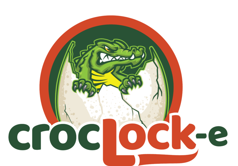 crocLock-e Aggressive Adhesive logo linking to crocLock-e page
