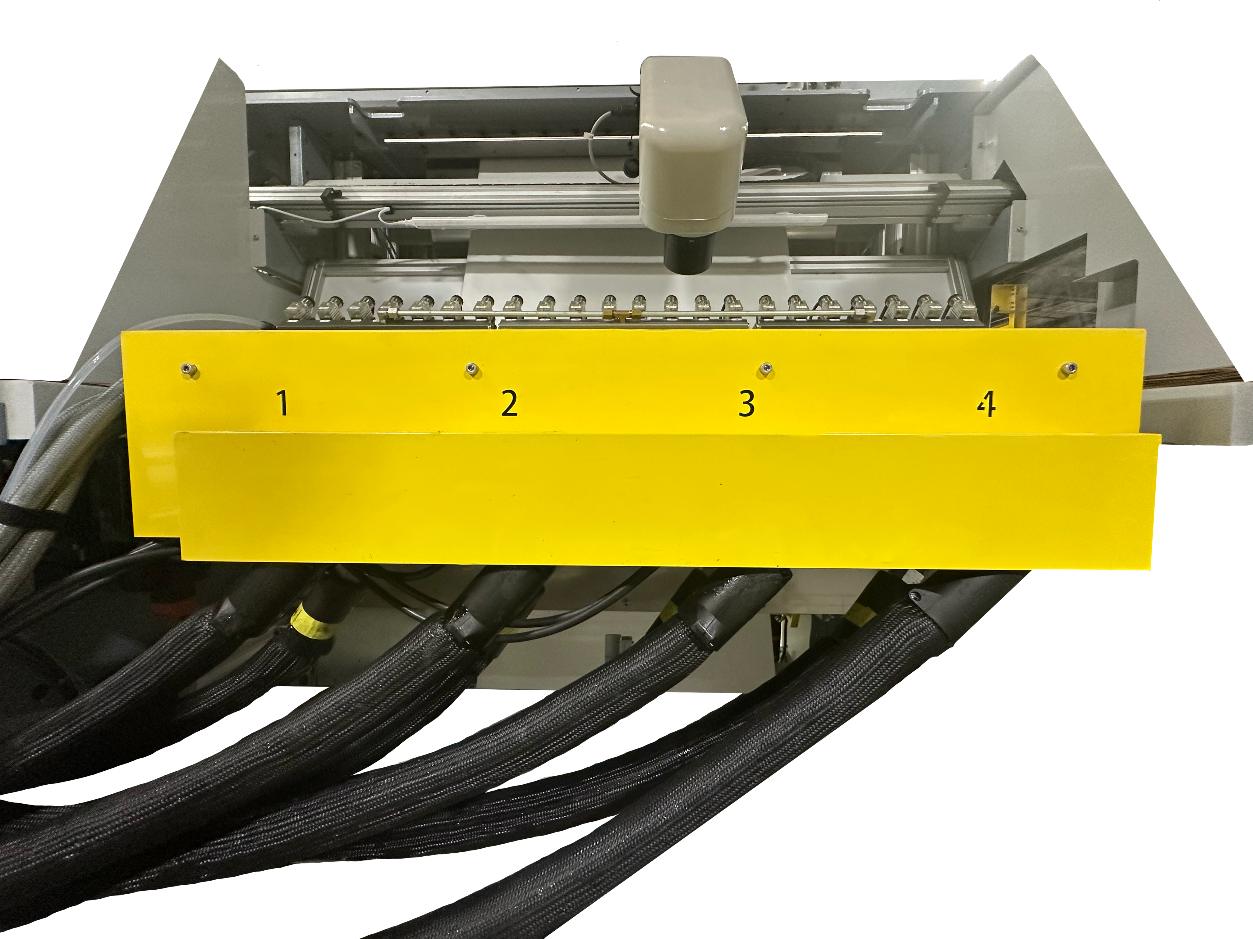 PRI Plus label stock coater head with closed-loop system, automatic adjustments, and four independent coating zones